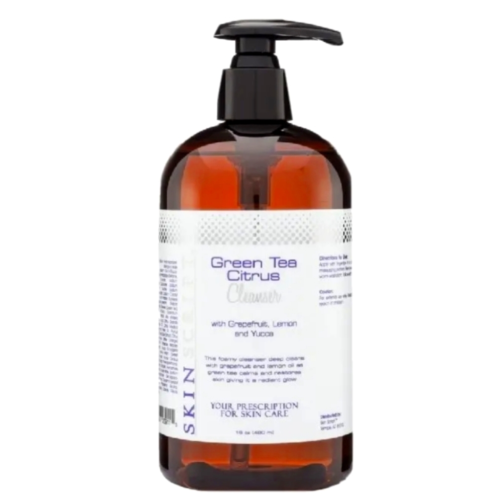 Skin Script Green Tea Citrus Cleanser Back Bar Size 16oz